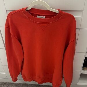 Anine Bing Red Crewneck Sweater